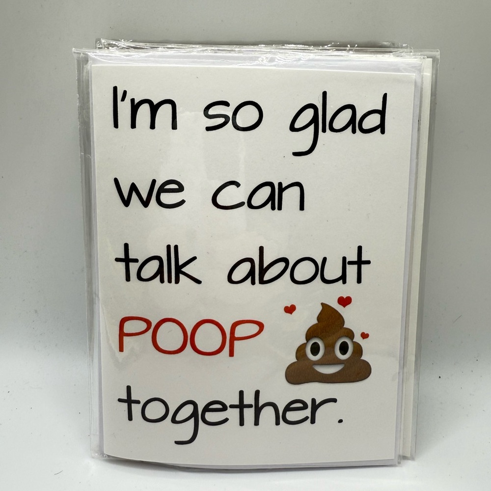 Greeting Card: Talk About poop
